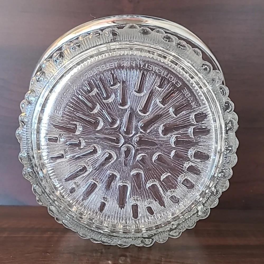 Vintage Teleflora Glass Ice Bucket